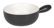 Kaltenbach Fonduecaquelon 23 cm schwarz-creme