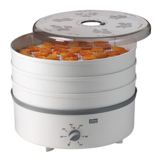 Stöckli dehydrator without timer with 3 drying trays