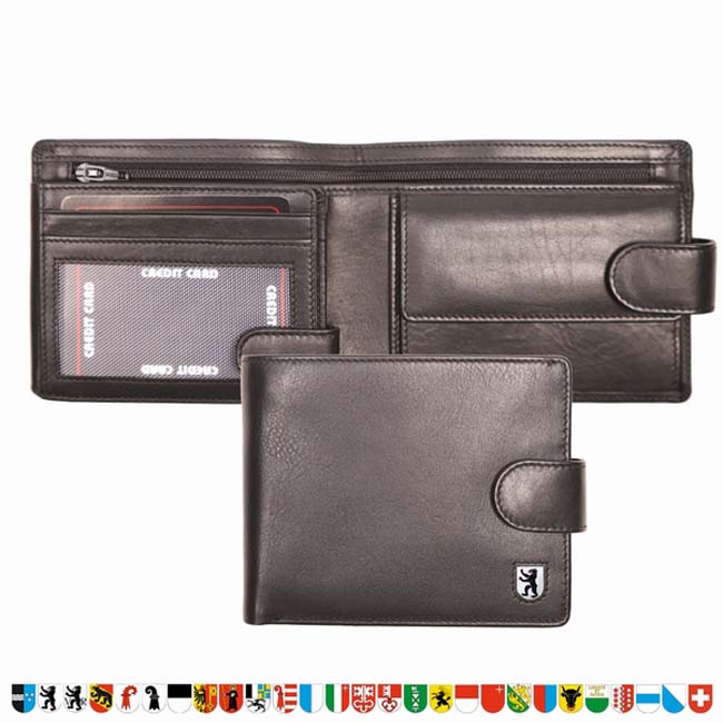 Giorgio Carelli皮革钱包Billfold