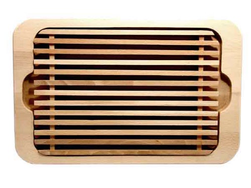 Kisag bread board with rust beech 36 x 26cm