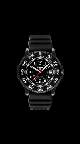 Traser  H3 Watches Professional Black Storm Pro Rubber