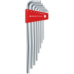 Hex key set PB 211 H-4 7-piece plastic holder