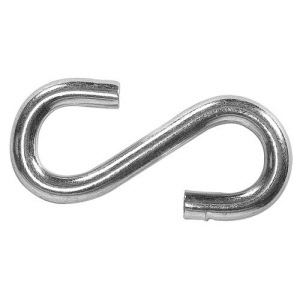 Meister S-hook galvanized. 8x60mm